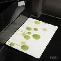 【MBM】綠意盎然_超厚切水洗式珪藻土地墊 建材做的地墊
